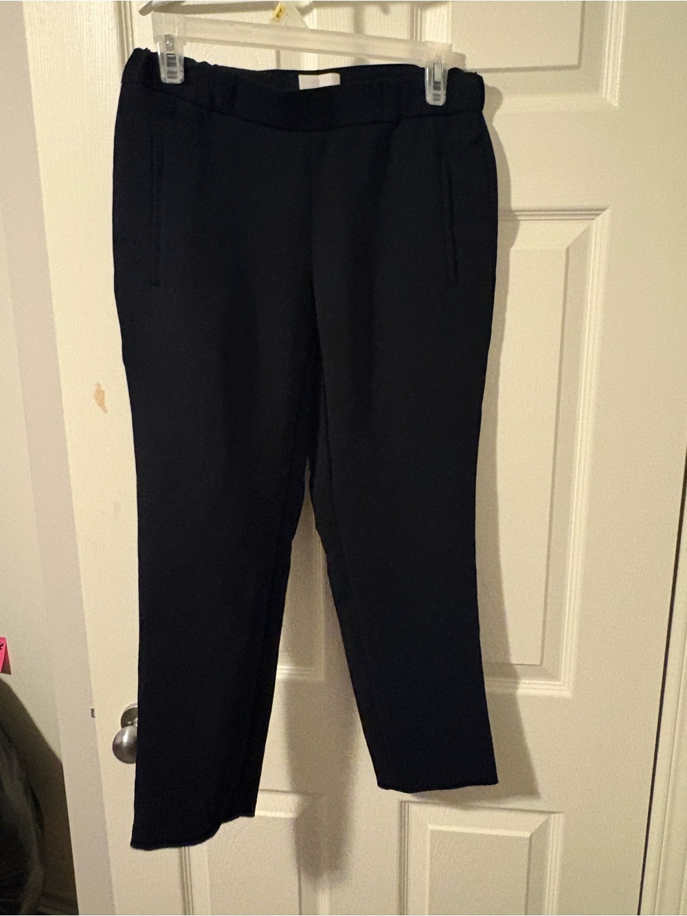 Wilfred Black Straight-Leg Ponte Trousers